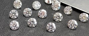 Diamants ronds brillants de taille personnalisée certifiés IGI, cultivés en laboratoire, 5 carats, couleur E, clarté VS1, pour la fabrication de boucles d'oreilles et de bagues - Product Image 4