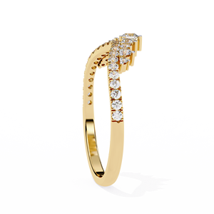 Anillo de Compromiso o Aniversario de Diamante Redondo de Diseño para Mujer, Oro de 10k, 14k, 18k, Certificado IGI - Product Image 6