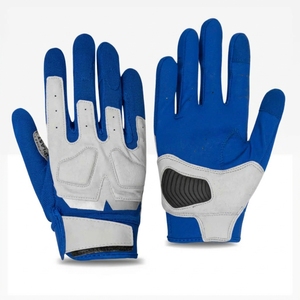 Wholesale good Leather Anti <b>Slip</b> White Golf Gloves Customized Logo Soft Material <b>Full</b> Fitting Golf Gloves cabretta leather - Product Image 4