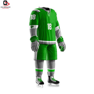 Ensemble d'uniformes de hockey sur glace de haute qualité avec logo personnalisé pour les joueurs adultes en autre matériau, service OEM - Product Image 5