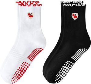 Pilates <b>Socks</b> With <b>Grips</b> for Women Cute Non Slip Crew Gripper Yoga <b>Sock</b>-Grippy Sticky for Hospital/Dance Barre/Workout - Product Image 1