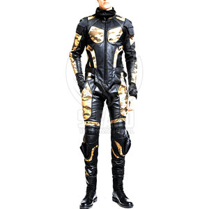 Traje de Motocicleta de Cuero Cómodo, Resistente al Viento, de Alta Calidad - Product Image 3