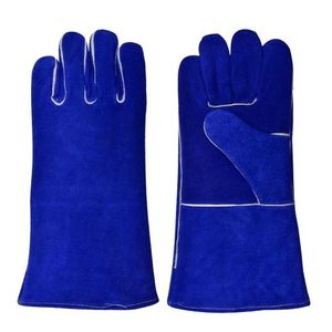 Guantes de Soldadura Tig/Mig de Cuero Vacuno Deportivo de Primera Calidad, Resistentes al Fuego, Ecológicos, Transpirables, Estilo Vintage, Largos hasta la Muñeca - Product Image 5