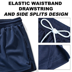 กางเกงจ็อกเกอร์ตาข่ายแบบสั่งทำปี 2026 กางเกงขาสั้นสตรีทแวร์แฟชั่นผู้ชาย กางเกงขาสั้นกระเป๋าข้างลึกแบบเรียบ กางเกงขาสั้นวิ่งผ้าเฟรนช์เทอร์รี่สำหรับผู้ชาย - Product Image 4