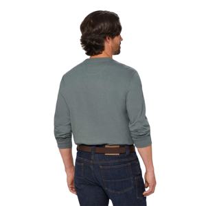 Camiseta de Manga Larga de Algodón para Hombre, Tejido de Punto, Color Sólido, Logotipo Personalizado, Transpirable, Informal, de Verano, Talla Grande, Venta al por Mayor, Alta Calidad - Product Image 3