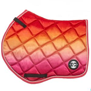 Tapis de selle de dressage personnalisable Galaxy Tissu satiné avec doublure en coton Design sublimé pour le saut - Product Image 4