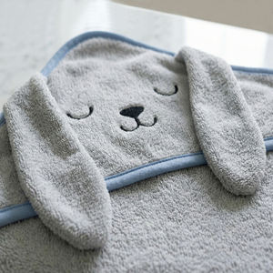 ผ้าขนหนูคลุมอาบน้ำเด็กแบบมีฮู้ด ปรับแต่งได้ แห้งเร็ว ผ้าคอตตอนคอรัลฟลีซ นุ่มน่ารัก ลายสัตว์ ของขวัญสำหรับเด็ก ผ้าพลัฌ ซึมซับน้ำได้ดี อบอุ่นสบาย - Product Image 4