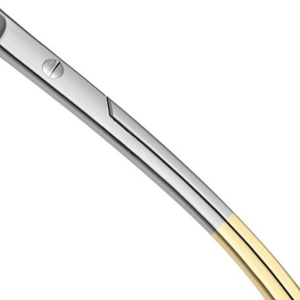 Tijeras Goldman Fox de 5″ en forma de S, instrumento de corte de precisión quirúrgica dental, tijeras curvas de acero inoxidable para tejidos finos - Product Image 5