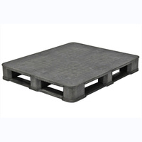 Palette en plastique empilable de qualité supérieure et écologique pour usage industriel avec entrée 4 directions