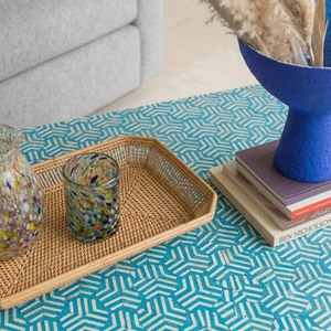 Mesa de Centro Moderna de Madera con Incrustaciones de Hueso, Mesa de Centro con Patrón MOP, Muebles Hechos a Mano para Sala de Estar, Estilo Contemporáneo, Villa Rajasthan - Product Image 3