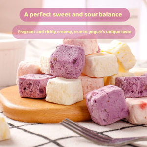 Bloque de yogur liofilizado crujiente de larga vida útil Snack dulce secado por tecnología FD para alimentos saludables - Product Image 3