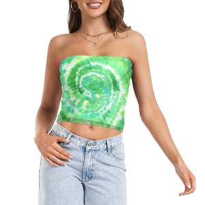 Wholesale Women's Tube <b>Top</b> Printing Sublimation Custom Logo Tank <b>Top</b> Trendy Fashionwear New Design <b>Tops</b> cheap price OEM - Product Image 4
