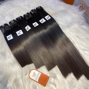 Paquetes de cabello humano vietnamita crudo 2024, Punta marrón recta de hueso de Color Natural superior, la mejor venta al por mayor - Product Image 6