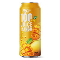 Rita 100% Passievruchtensap met vruchtvlees 490ml Gesteriliseerde blik Zesty Tropische Puree Groothandel OEM ODM GMP/HACCP Gecertificeerd 24 Maanden