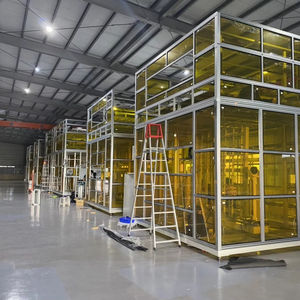 Extrusión de aluminio de manija de puerta de equipo y máquina industrial duradera con plástico para producto de hardware de transportador - Product Image 4