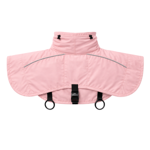 Sea Pink <b>Dog</b> Raincoat Waterproof Hooded Pet <b>Jacket</b> Lightweight Windproof Outdoor Rain Wear For Medium Large <b>Dogs</b> - Product Image 4