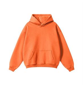Sudadera con Capucha de Algodón Grueso de Alta Calidad, sin Cordones, Personalizable, para Hombre, Estilo Urbano, con Logotipo OEM, Tallas Grandes - Product Image 2