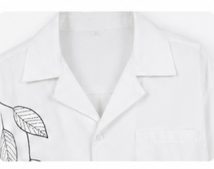 เสื้อเชิ้ตแขนสั้นผู้ชายแบบลำลอง ปกคอพับ เสื้อเชิ้ตฤดูร้อน - Product Image 5