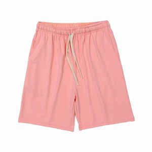 Shorts Bermuda pour Hommes en Coton 100% Écologique, Solides, Non-tissés, Taille Haute, avec Cordon de Serrage, Décontractés - Product Image 3