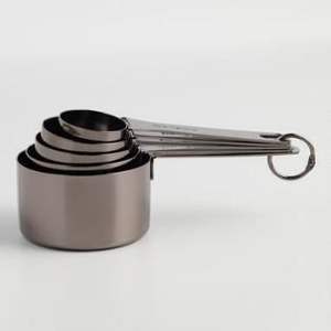 Ensemble de tasses et cuillères doseuses en acier inoxydable pour la cuisine quotidienne – Essentiels durables pour la pâtisserie et la cuisson - Product Image 4