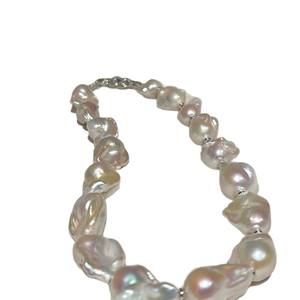 Collar de Perlas de Agua Dulce Barrocas de Alta Gama, Cadena Irregular para Clavícula con Estilo Retro de Lujo, Belleza Natural - Product Image 5