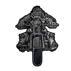 Patchs Moto Multicolores Biker Gorilla Grand Format Thermocollants ou à Coudre pour Vestes et Blousons Style Rebel – Application Facile - Product Image 1
