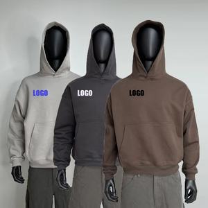 Sudadera con Capucha Personalizada con Logotipo, Estilo Urbano, Felpa Francesa de 600 g/m², 100% Algodón, Corte Holgado, Lavado Ácido, para Hombre - Product Image 1