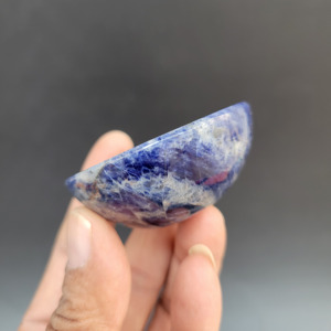 ถ้วยขัดเงาคริสตัลสีฟ้าทำมือขนาดเล็กทำจากหินอัญมณีธรรมชาติแกะสลักด้วยมือของตกแต่งบ้านรักษาสมาธิรัก - Product Image 2