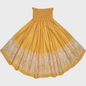 Robe longue décontractée légère et fluide pour femme, brodée, motif floral tropical hawaïen, idéale pour l'automne - Product Image 4