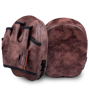Guantes de Boxeo de Cuero con Dedos Plegables, Correa de Muñeca Ajustable, Unisex, para Entrenamiento de Artes Marciales - Product Image 5