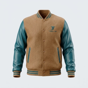Nouvelle arrivée, veste varsity unisexe, séchage rapide, respirante, légère, imperméable, coupe-vent, fermeture à boutons recouverts, manches longues - Product Image 3