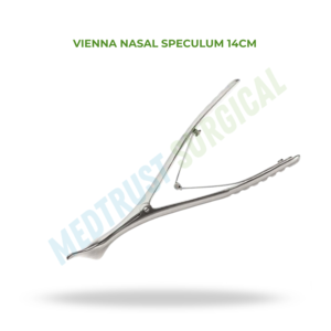 Espéculo Nasal Vienna de 14 cm, Instrumento Quirúrgico ORL de Acero Inoxidable - Product Image 2