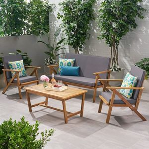 Conjunto de Muebles de Jardín Panama de 4 Piezas - Product Image 4