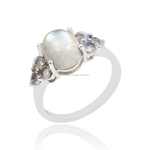 แหวนโอปอลพลอยแท้คุณภาพสูง ประดับด้วยเงินแท้ 925 สำหรับสุภาพสตรีและเด็กผู้หญิง - Product Image 4