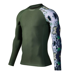 Meilleures ventes : Rashguards MMA pour hommes, vêtements de compression personnalisés à séchage rapide, manches courtes, pour le surf, la navigation et le BJJ - Product Image 3