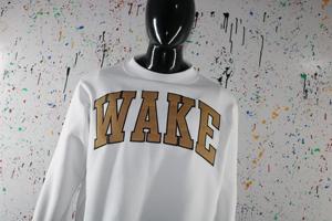 Sweat-shirts WAKE à col montant 450 GSM, broderie personnalisée avec nom, coupe ample et carrée, 100% coton molletonné French Terry - Product Image 3
