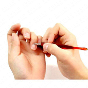 Pousse-cuticules professionnel en acier inoxydable, outil de nettoyage de précision pour les cuticules, outil de soin des ongles pour la manucure, la pédicure et les salons - Product Image 6