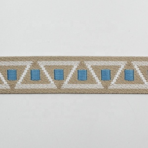 Tùy chỉnh hai mặt có độ bền cao polyester 38mm mô hình dân tộc dệt <span class=keywords><strong>Jacquard</strong></span> <span class=keywords><strong>Webbing</strong></span> vành đai cho túi dây đai - Product Image 5