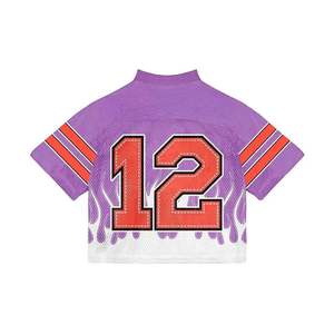 Camisetas de Fútbol Americano para Hombre, 100% Poliéster, Transpirables, de Alta Calidad, Diseño Personalizado, Impresión por Sublimación - Product Image 2