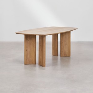 Mesa de comedor rectangular Vandana Hexa Lyra en madera de mango Sidney - Product Image 3