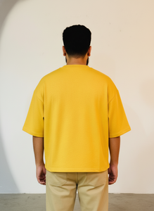 เสื้อยืดโอเวอร์ไซส์คุณภาพสูงสั่งทำพิเศษ ผ้าฝ้าย 100% น้ำหนัก 240 กรัม ทรงหลวมสบายๆ ดีไซน์พิมพ์ลายเรียบง่าย ระบายอากาศได้ดี - Product Image 4