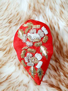 ผ้าคาดศีรษะทำมือปักลายประดับลูกปัดเป็นมิตรกับสิ่งแวดล้อม น้ำหนักเบา ทนทาน ใช้ได้ทั้งชายและหญิง ชุดผ้าคาดศีรษะลายดอกไม้สีเหลืองหลากสีลายเรขาคณิต - Product Image 2