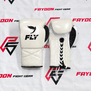 Guantes de Boxeo Profesionales Personalizados, Diseño Nuevo 2026, Cómodos, con 5 Capas de Acolchado, Color Morado y Blanco, Gran Venta - Product Image 6