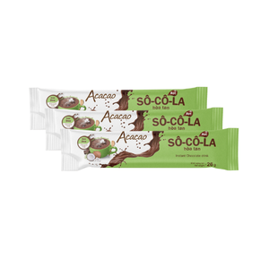 OEM Instant Acacao Chocolate Drink <b>Mix</b> Coconut Milk Flavor - No Trans Fat, Natural Ingredients - Vietnam Factory - 286g <b>Box</b> - Product Image 4