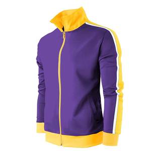 Veste de sport zippée de bonne qualité, tissu polyester et élasthanne, poches avant tendance, look classique pour homme - Product Image 6