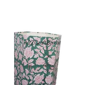 ถังขยะหกเหลี่ยมพับได้ ทำจากกระดาษแข็งฝ้ายทำมือ ขายส่ง สำหรับใช้ในร่ม/กลางแจ้ง ใช้ในสำนักงาน หรือบนท้องถนน ดีไซน์สวยงาม พิมพ์ลายได้ - Product Image 3