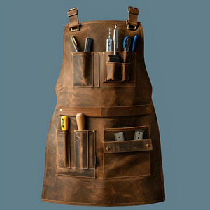 Cinturón de trabajo de cuero genuino para la industria del marisco con costuras reforzadas para la recolección profesional de mariscos y la organización de herramientas a bajo costo. - Product Image 6