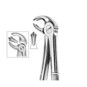 Forceps d'extraction dentaire en acier inoxydable de qualité supérieure pour molaires inférieures droites, modèle anglais, instrument chirurgical d'extraction - Product Image 1