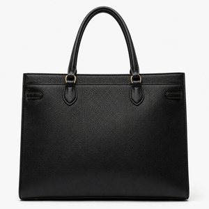 GORFIA Original Designer Brand Exquisite Luxury Black Women's Handbag High Quality Leather with Zipper Compartment - Product Image 4