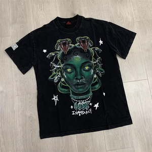 เสื้อยืดผู้ชายแบรนด์ดัง วินเทจ ทันสมัย ผ้าฝ้ายแท้คุณภาพสูง ซักแล้ว - Product Image 4